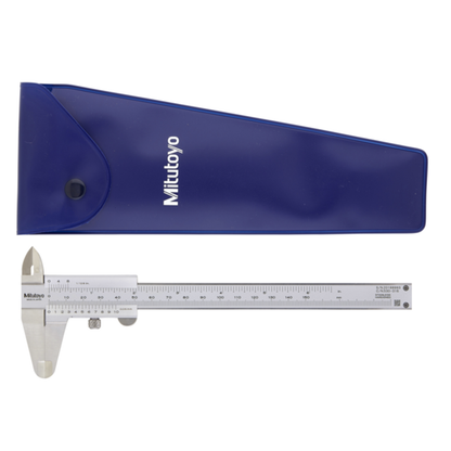 Mitutoyo 530-316 Vernier Caliper, Stainless Steel, Inch/Metric, 0-6" Range, +/-0.002" Accuracy, 0.0078" Resolution